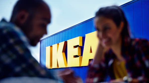 IKEA was founded in Älmhult, Sweden, but is now a global company. The IKEA logo is yellow and blue, like the Swedish flag.