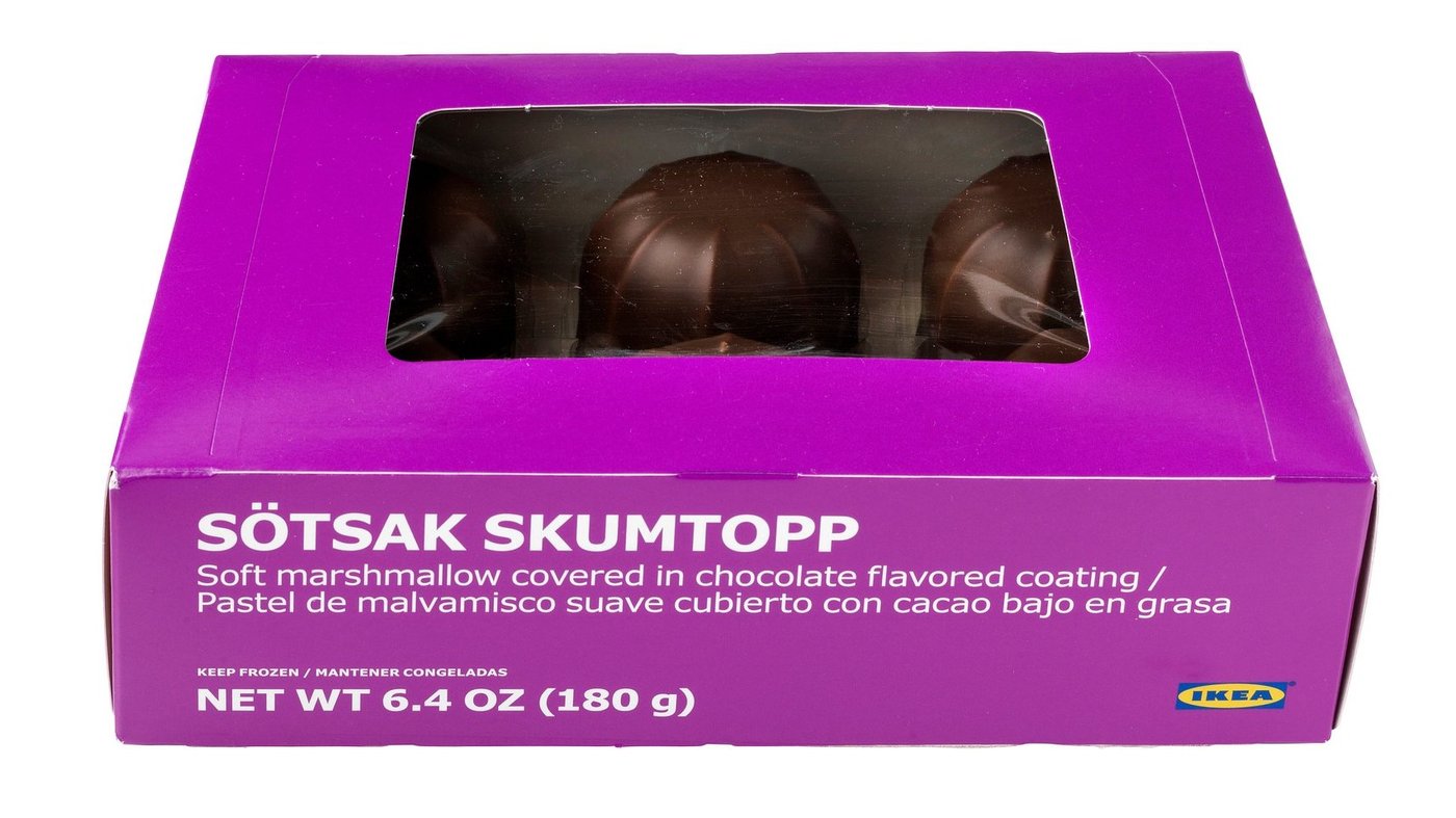 IKEA wycofuje ciasto SÖTSAK SKUMTOPP ze względu na nieprecyzyjną informację dotyczącą alergenów w składzie.