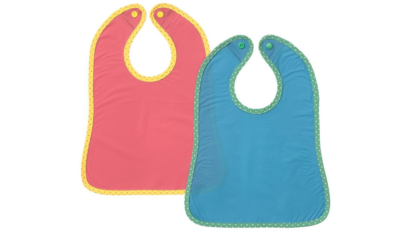 IKEA wycofuje śliniak dziecięcy MATVRÅ, niebieski/czerwony, 2 szt., ze względu na ryzyko zadławienia.