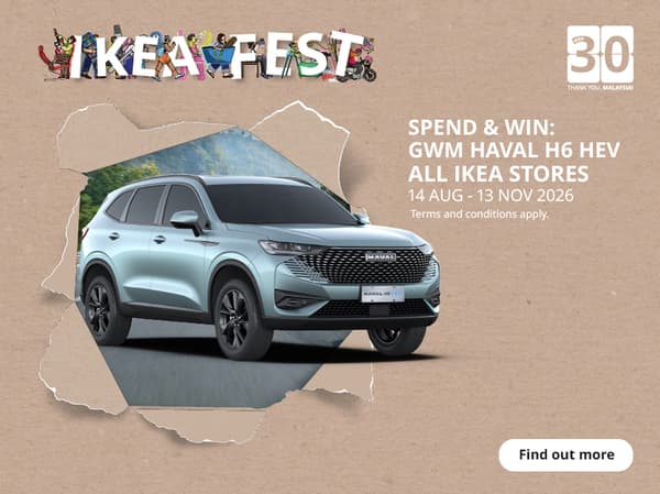IKEA x HAVAL Spend & Win: GWM HAVAL H6 HEV