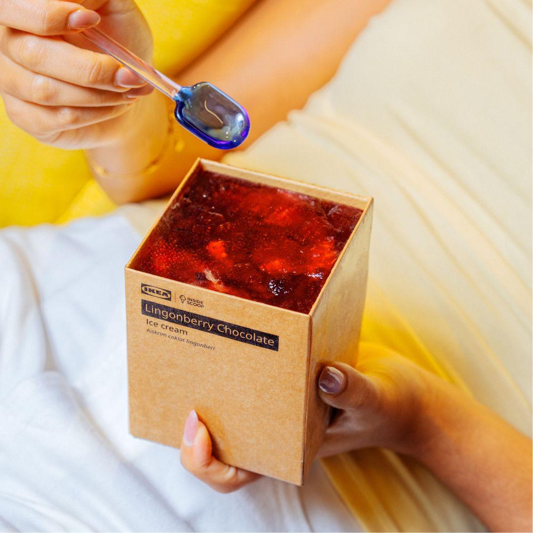 IKEA X Inside scoop: Lingonberry Chocolate ice cream