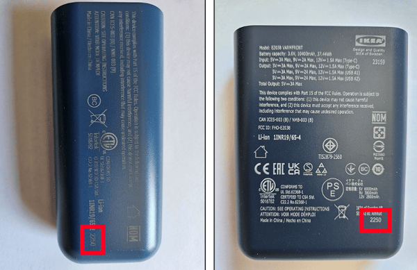 IKEA z důvodu rizika požáru stahuje z oběhu některé powerbanky VARMFRONT.