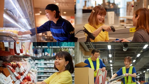 イケアのコワーカーが働いている様子