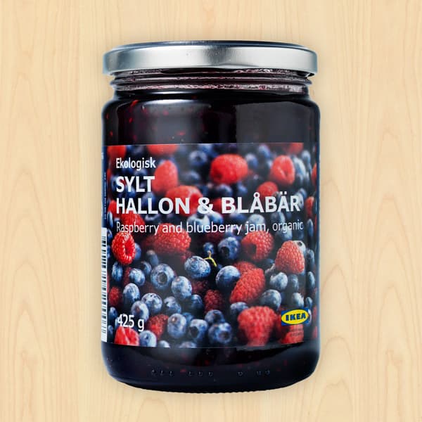 IKEA's Raspberry blueberry jam organic, 425g