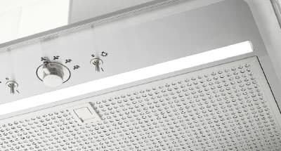 Il·luminació LED dels extractors de cuina.
