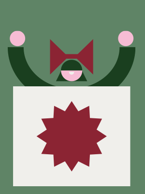 Il·lustració d’una persona que surt d’una caixa a mode de sorpresa.