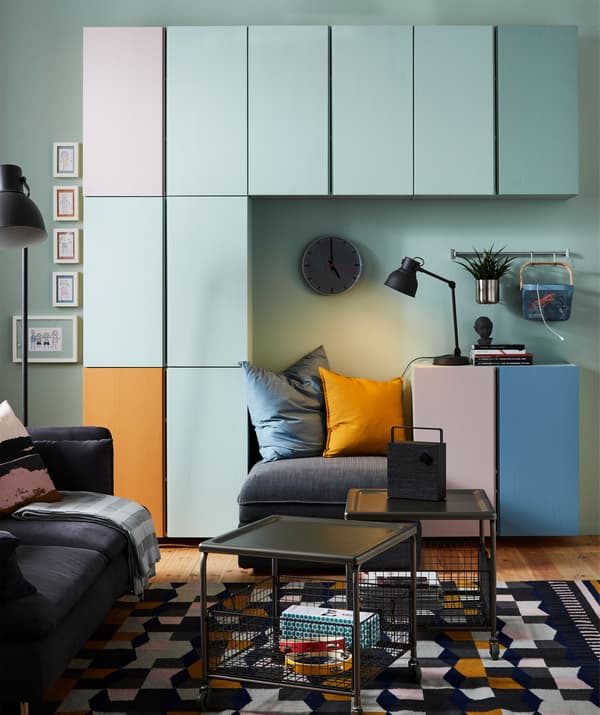 Il mobile IVAR in legno massiccio offre infinite combinazioni da verniciare nei colori che preferisci - IKEA