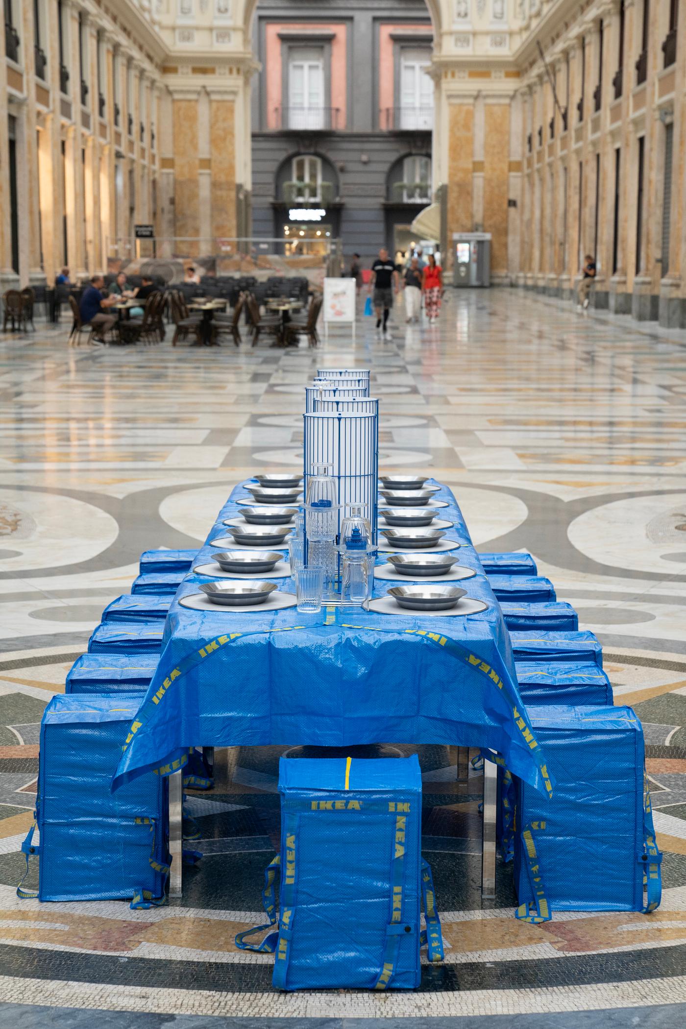 Il tavolo al mercato 