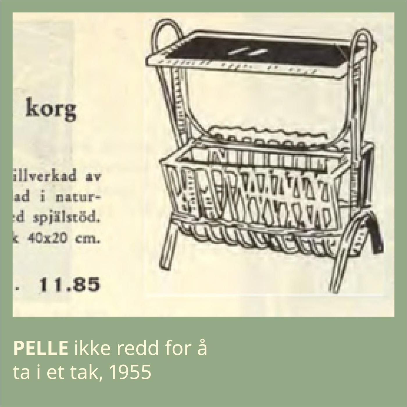 Illustrasjon av en gammel hylle.