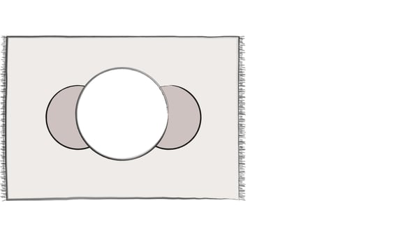 illustration d'un tapis d'extérieur 4 x 6