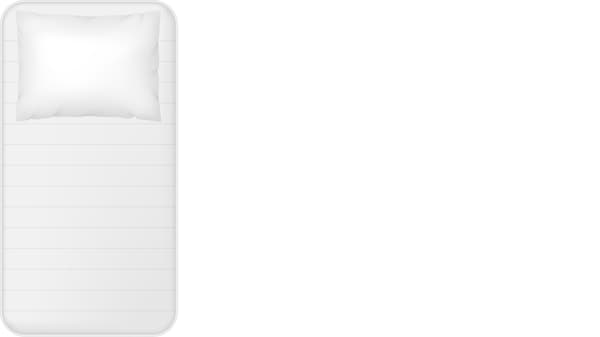illustration of a crib mattress