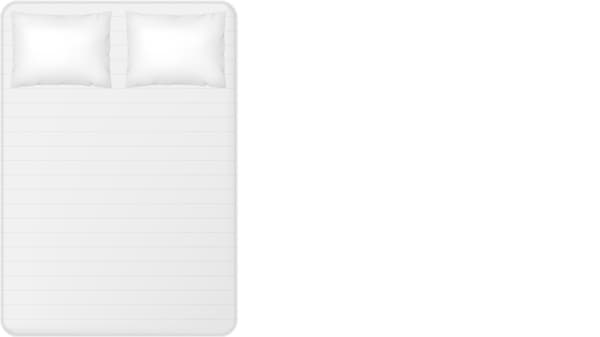 illustration of a full mattress
