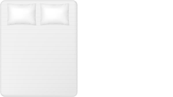 illustration of a queen mattress