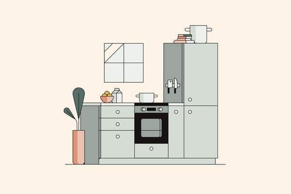 Illustration of kitchen