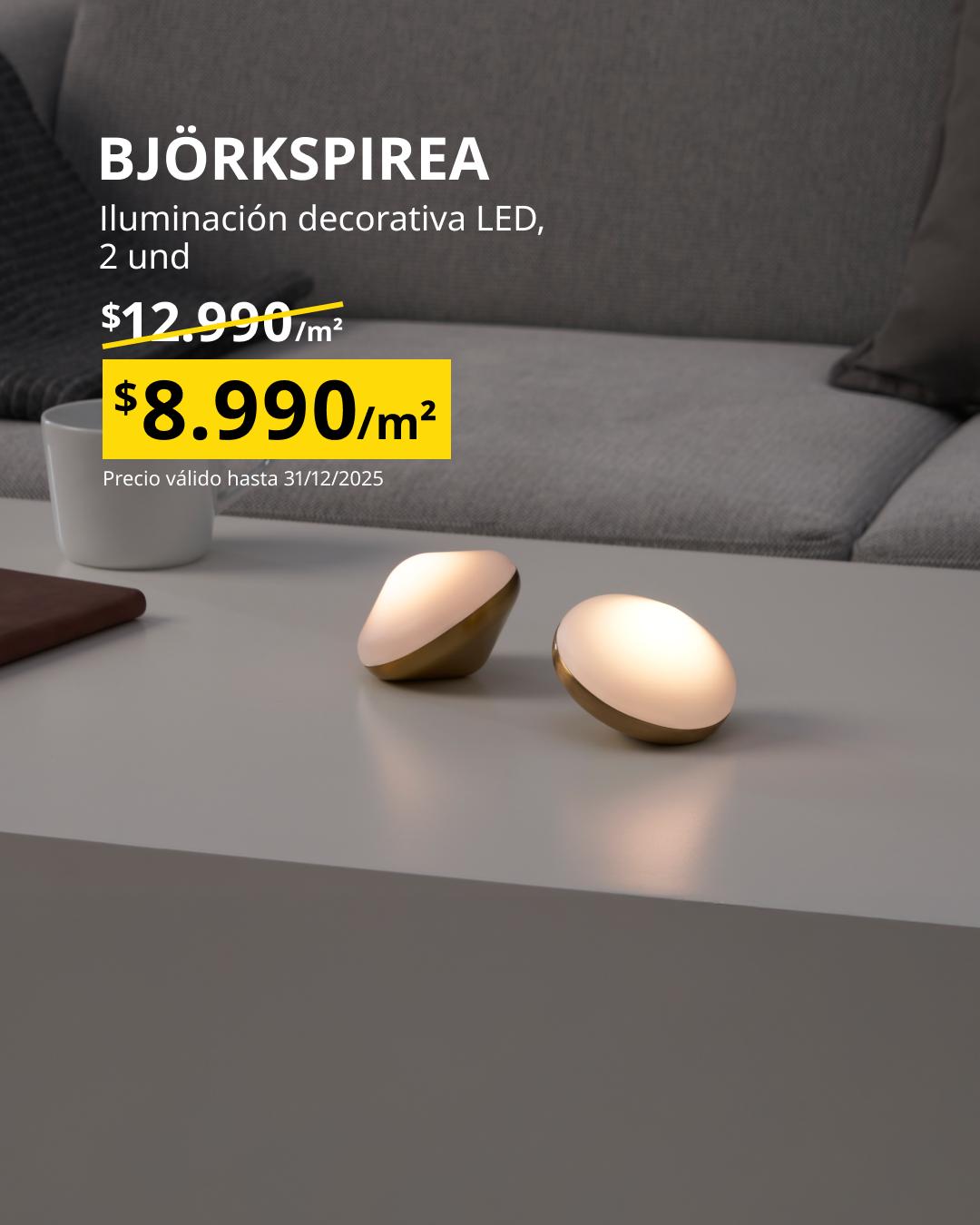 Iluminación decorativa LED BJÖRKSPIREA a precio especial