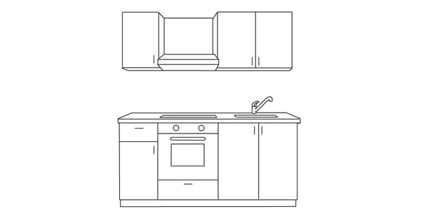 Ilustração cozinha