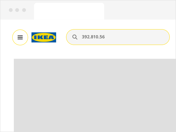 Ilustracija pretraživača na IKEA.rs veb-sajtu.