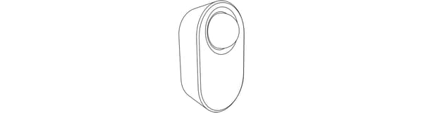 Ilustración do sensor de movemento sen fíos TRÅDFRI.