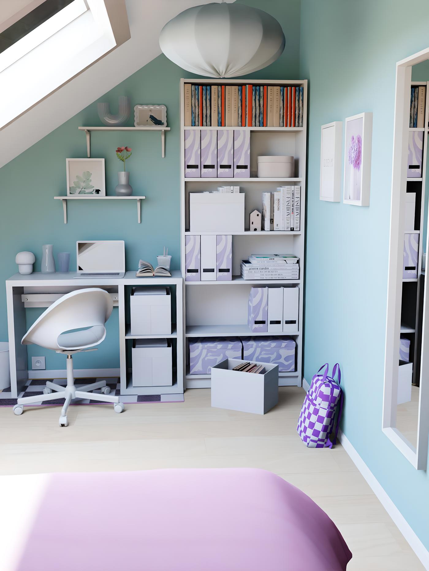 Image 3d d'un bureau à petit prix