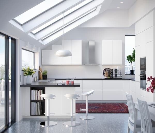 Image d'une cuisine avec façades voxtorp