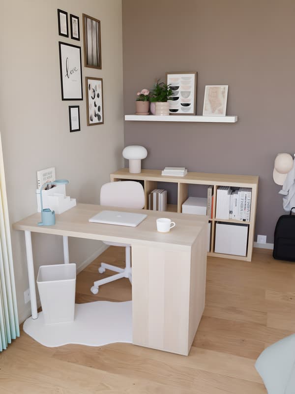 Image en 3D d'un bureau