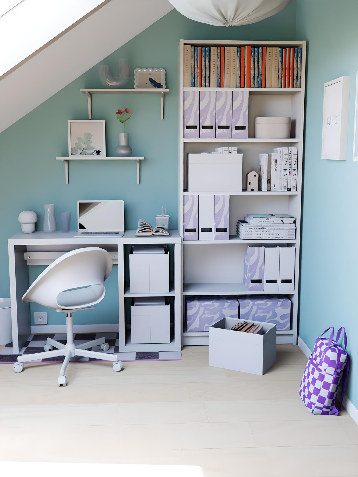 Image en 3D d'un bureau