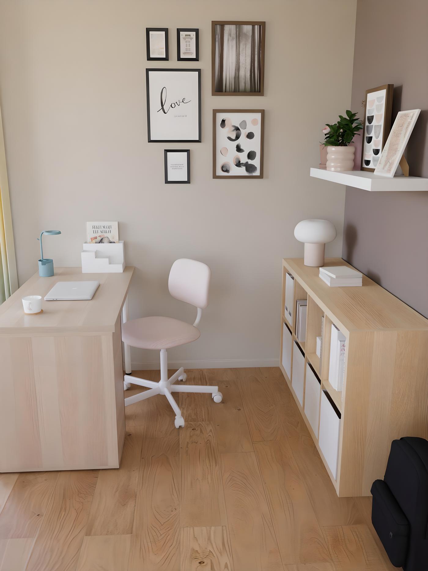 Image en 3D d'un bureau