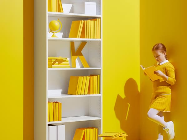 Image of BILLY bookcase in white.