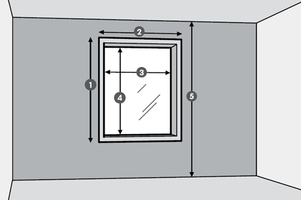 image of how to measure a curtain
