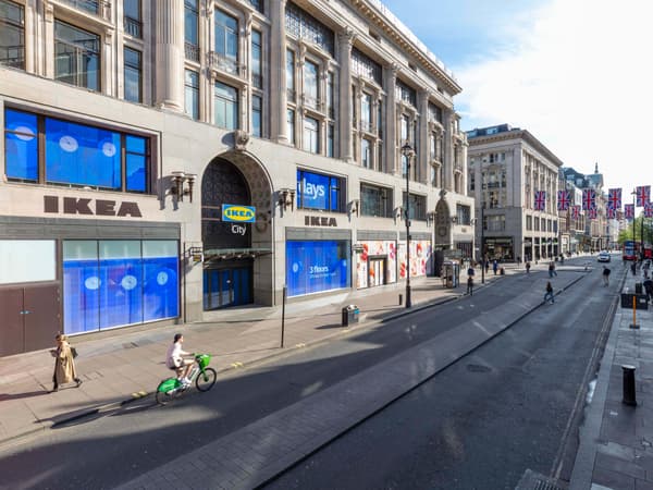 Image of the exterior of the Oxford Street IKEA store