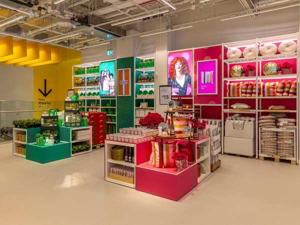 Image of the interior of the Oxford Street IKEA store