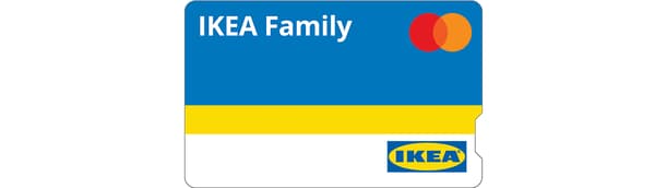 Image of the physical IKEA Family credit card