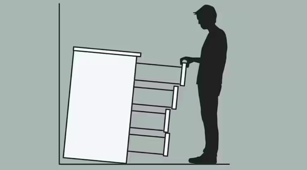 Imagen animada explicando la ciencia de volcamiento.