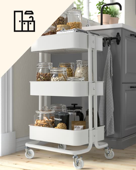 Imagen color piel con llamado de carritos de cocina