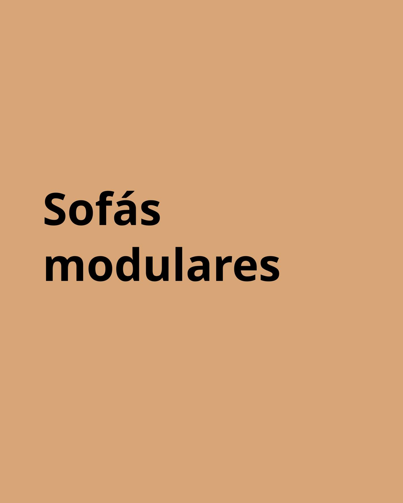 Imagen con llamado de sofás modulares