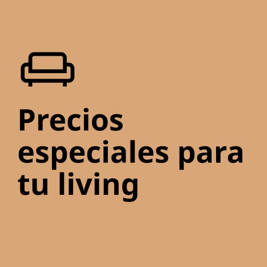 Imagen con precios especiales para living con fondo de color