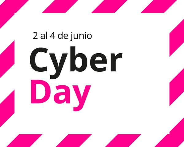 imagen Cyberday con fecha de 2 al 4 de junio