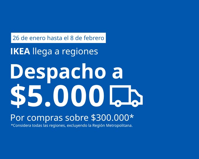 Imagen de campaña despacho a regiones