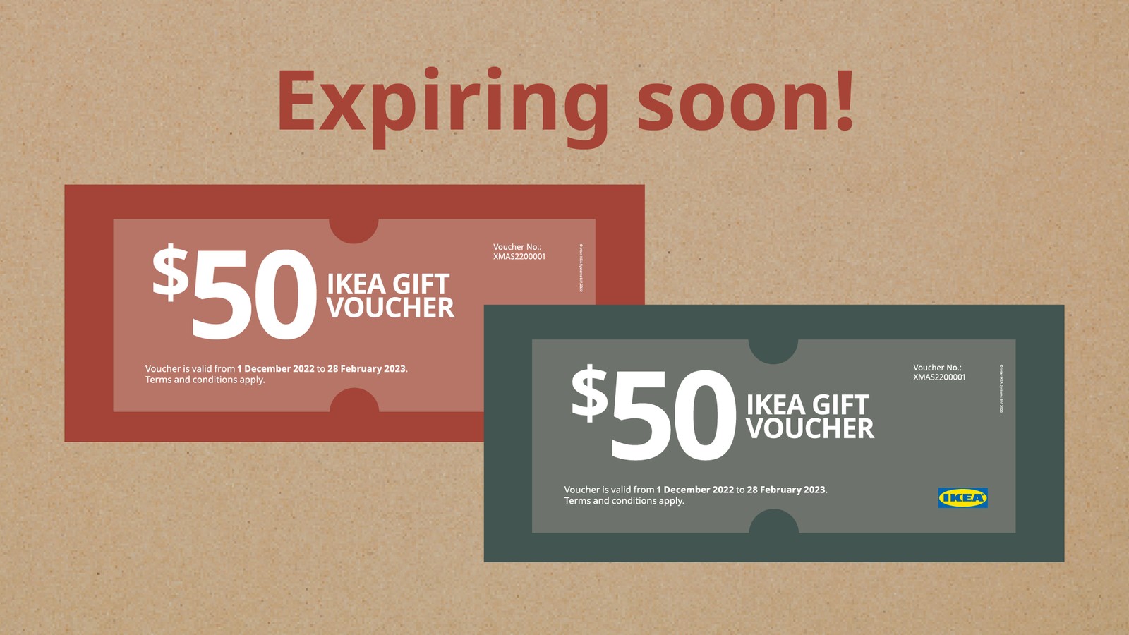 Get a 50 IKEA flatpacked gift, for only 40! IKEA IKEA Singapore