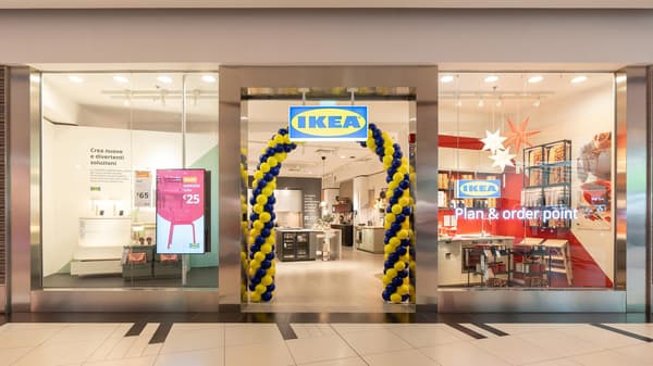 Immagine della facciata del negozio di IKEA Agrigento plan and order point