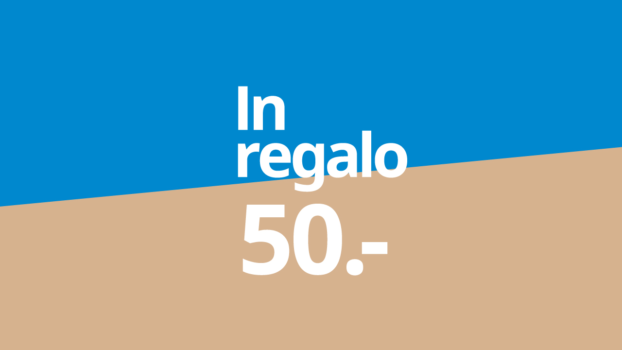 In regalo 50.-
