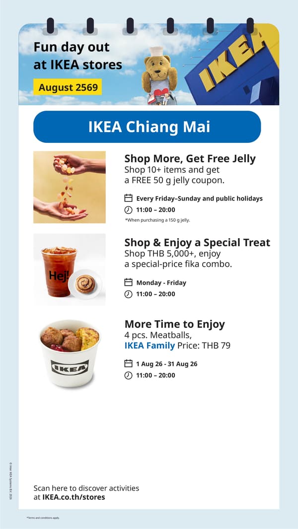 In-store offers and activities