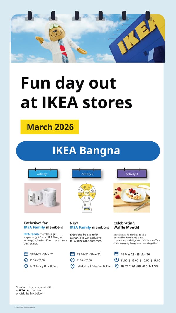 In-store offers and activities 