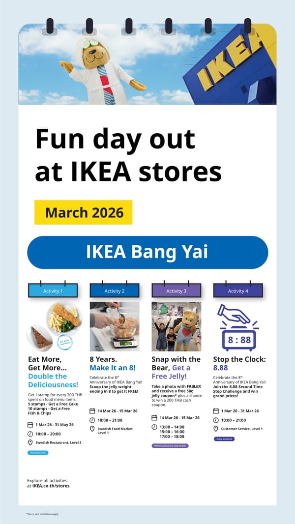In-store offers and activities