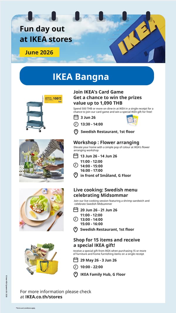 In-store offers and activities 