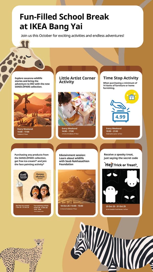 In-store offers and activities