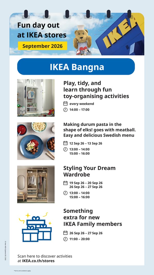 In-store offers and activities 