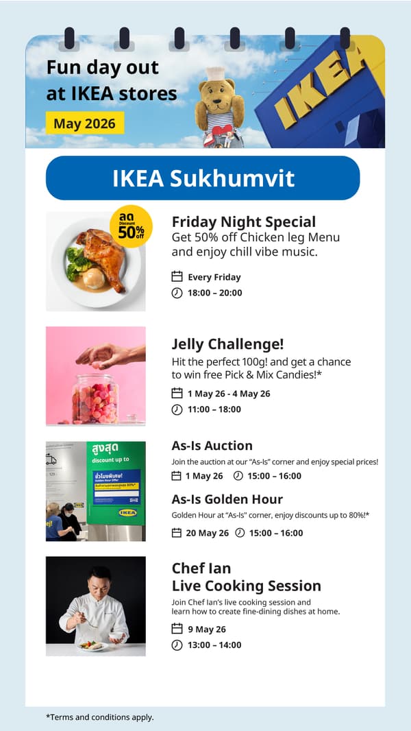In-store offers and activities