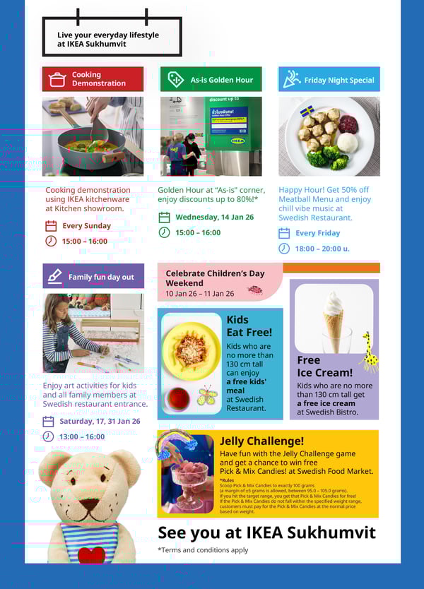 In-store offers and activities