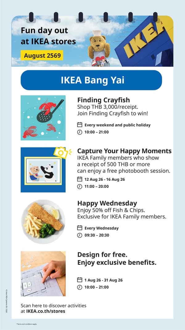 In-store offers and activities